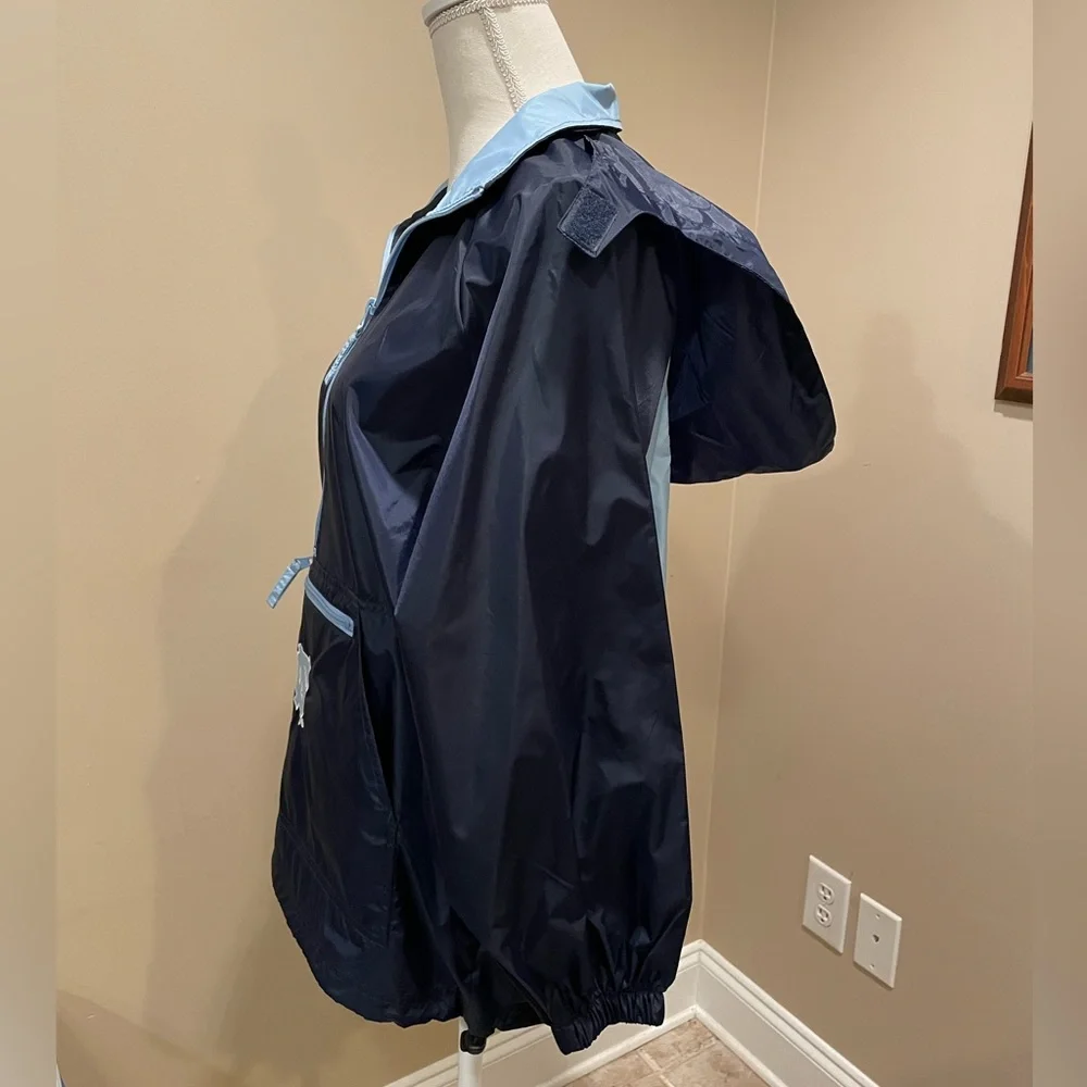 Kids UNC Tar Heels Windbreaker Half Zip Pullover Youth L 14/16 Hooded Jacket